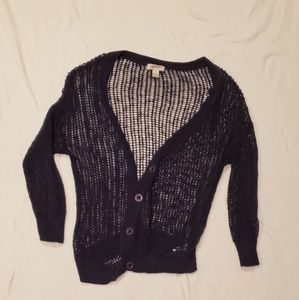 Navy blue cardigan